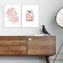 Wallity Cuadro Decorativo MDF Lo desconocido (2 Piezas)